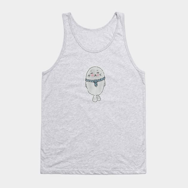 Happy Seal Tank Top by CyndyK